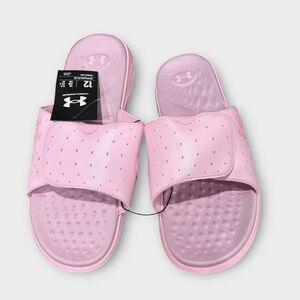 Women’s Under Armour Ignite light pink slide sandal women’s Size 12